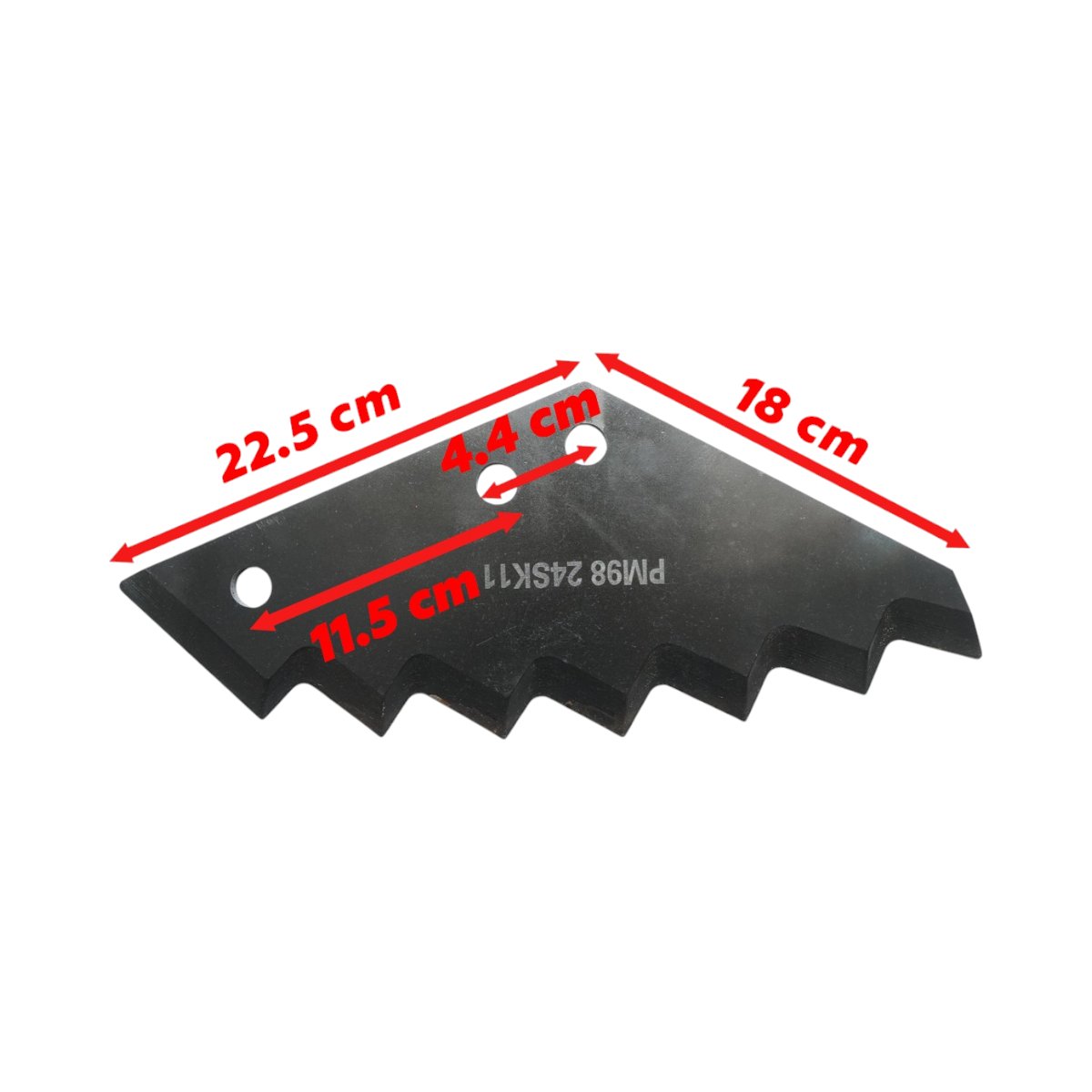 Cutit Kuhn tocator furaje cu 7 dinti, grosime 8mm
